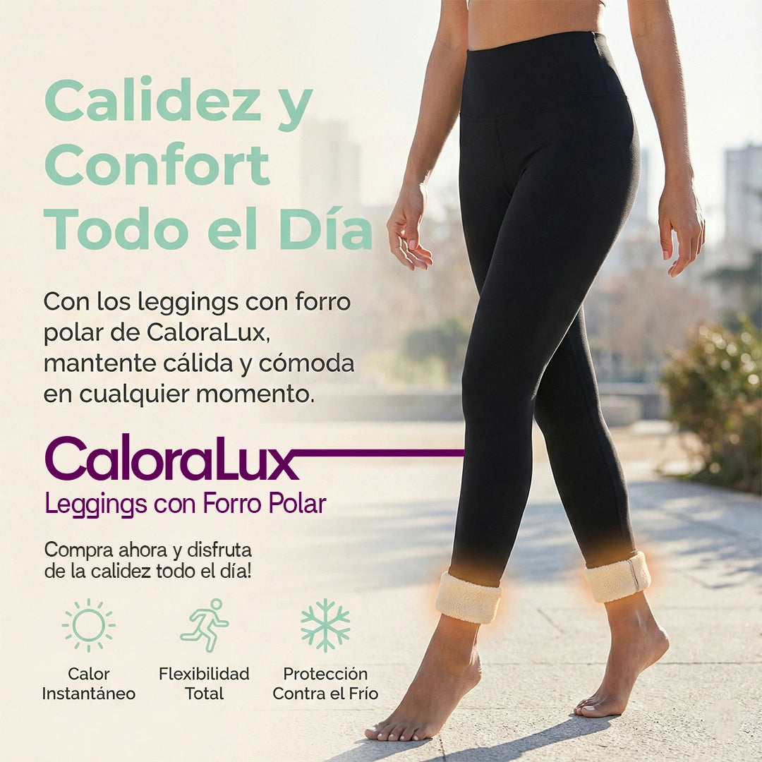 CaloraLux- Leggings con Forro Polar