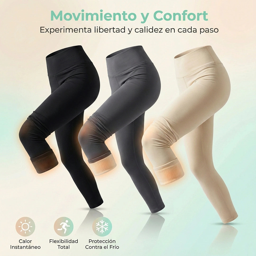 CaloraLux- Leggings con Forro Polar