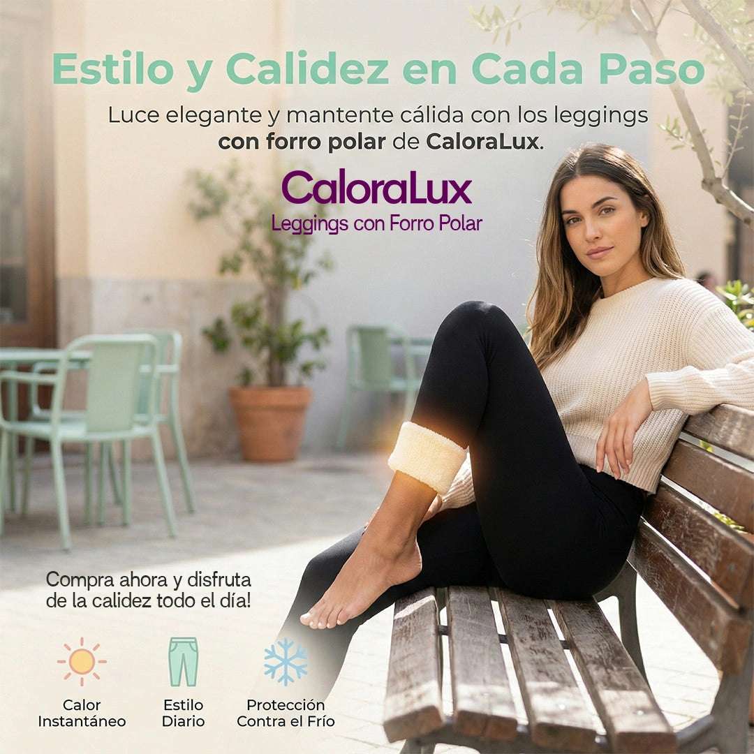 CaloraLux- Leggings con Forro Polar